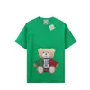 Women's Wear High Quality T Shirt Italy Fashion Print Short Sleeve Luxury Casual Top Clothing Teddy bear man Tees Cotton100% Couple's T-shirts