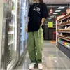 ジーンズHouzhou Green Jeans Women Y2K Baggy Streetwear Hiphop High WAIST DENIM PANTS HARAJUKUヴィンテージルーズズボン女性韓国スタイル