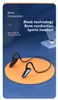 M-D8 Botgeleiding Bluetooth-headset Botgeleiding Kopset Motie Waterdichte detectie Headset Bluetooth 5.0