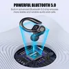 Słuchawki słuchawki Bluetooth Sports Słuchawki bezprzewodowe sterowanie dotykiem HiFi stereo wodoodporny zestaw słuchawkowy w mikro do gier wkładki douszne