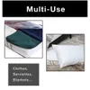 Design Jumbo onderbedingsorganisator Set van 4 met aromatische ceder, rits, hendel en helder raam - houdt kleding, dekens, huisartikelen - ve