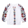 Chemisiers pour femmes Chemises Automne chemise à manches longues pour femmes fleur col en v décontracté blouse ample P230506