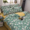Bedding sets 1 Piece Skin-friendly Soft Duvet Cover Flowers Printing Comfortable Polyester Quilt Cover Full Queen King Size Comforter Cover 230506