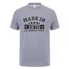 T-shirts pour hommes fabriqués dans les hommes chemise été coton à manches courtes cadeau d'anniversaire t-shirts hauts drôle homme T-shirts JL-121