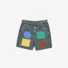 Shorts BOBO 2023 été garçons décontracté Style occidental mince dessin animé sport jean enfants 230505