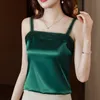 Camisoles Tanks Summer Womens Tops Satin Sexy Blouse Corset Top Silk Blouses Fashion Tank Top Female Clothing Elegant Camisole Ladies Tops 230506