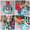 Drums Percussion Whac A Mole Knocking Baby Toys Musical Interactive Toy Toddler Multi Functional Early Educational Games Children 230506