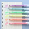 Surligneurs 6 couleurs marqueurs d'art scintillants stylo fluorescent ensemble stylo surligneur poudre chatoyante pour dessin peinture griffonnage 230505