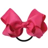 Hair Accessories 1PC 4''Double Bows With Elastic Black Band Children Ties Hairband For Girls