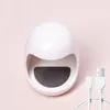 Nail Dryers Small Lamp Dryer Egg Shape UV LED Single Finger Gel Polish Cabin Curing Manicure Machine Art Equipment Tools