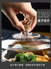 Bowls Large Glass Bowl Household Heat-resistant Instant Noodle Salad With Lid Crystal Pot Binaural Stock Thickened Beautiful