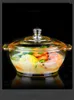 Bowls Large Glass Bowl Household Heat-resistant Instant Noodle Salad With Lid Crystal Pot Binaural Stock Thickened Beautiful