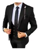 Herenpakken Blazers Formele mannen 3 -delige trouwpak Bruidegom Tuxedo Slim Fit Business Suits Champagne Wedding Suit kostuum Homme BlazerpantsVest 230506