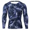 Camisetas masculinas Men Men Fitness Fitness executando camisetas rápidas seco