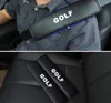 Für VW Für Volkswagen Golf Auto Sicherheitsgurt Harness Schulter Einsteller Pad Abdeckung Kohlefaser Abdeckung Car Styling 2pc