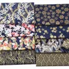 Fabric Colorful Japanese Bronze Blue Cotton Fabric Printed Cloth For Kimono Textile Fabric Colorful Dolls Bags Patchwork Material P230506