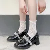 Femmes Chaussettes Dentelle Garniture Style Japonais Maiden Belle Veau Harajuku Uniforme Pour Étudiant Filles Cosplay Bonneterie