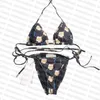 Dessin animé motif maillots de bain femmes deux pièces maillot de bain Sexy fendu maillot de bain été séchage rapide Bikini