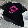 23ss coton t-shirt femmes t-shirt à manches courtes lettre de broderie 3d sweat-shirt loe designer t-shirts col rond t-shirts pulls