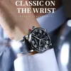 ساعة معصم أزياء الساعات أفضل العلامة التجارية الفاخرة الحزام الأصلي حزام الكوارتز الأعمال غير الرسمية موعد كرونوغراف الرجال 230506
