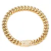 Chain 68101214mm Men Chain Bracelet Stainless Steel Curb Cuban Link Chain Bangle for Male Women Hiphop Wrist Jewelry Gift 230506