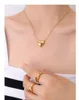 Designer Fashion Pendant Necklace Women Simple Magnet Suge Heart Gold and Silver Design ECG Halsband