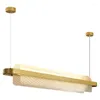 Hanglampen postmoderne minimalistische kroonluchter creatief kantoor el tentoonstelling restaurant bar lange strip lamp