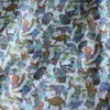 نسيج حيوان الكرنفال الثمانينات مثل Libert* Cotton Poplin Fabric for Kids Baby Shiling Dresses Skirt Diy Long-Scheple Cotton 0.5m P230506