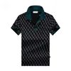 Abbigliamento estivo di marca Polo di design di lusso Polo casual da uomo Moda Snake Bee Stampa T-shirt da ricamo High Street Polo da uomo #999