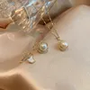 Romantisch 18k goud Koreaanse parel zirkon ringfeest trouwringen voor vrouwen statement vinger sieraden cadeau
