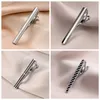 Manschettlänkar 8 datorer Tie Clip Set med presentförpackning Bröllopsgäster gåvor Metal Man Shirt Manschettknappar Mäns gåva till make Luxury Jewelry Business 230506