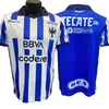 23 24 Monterrey R.FUNES MORI M.MEZA J.CAMPBELL Mens Player Version Soccer Jerseys Home Blue Away White 3rd Football Shirt D.VERGARA Short Sleeve Uniforms