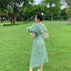 Casual Dresses summer dress women free shipping elegant party for luxury sexy vintage long soft prom korean beach outfits floral fairy dresses Z0506