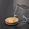 Bottiglie di stoccaggio Contenitori sigillati in vetro ad alto contenuto di borosilicato per alimenti in vetro da 500 ml Vaso con serbatoio coperto in bambù da cucina