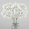 Decorative Flowers Mini Heads 62cm DIY Artificial Flower Gypsophila Fake Silicone Plants Wedding Decor Home Arrangement