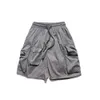 Shorts masculinos tdfr shorts de carga multicotela masculino estilo safári de verão shorts de cor sólida na altura do joelho casual meia calça homem 230506