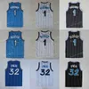 Vintage 32 Penny 1 Hardaway Tracy 1 McGrady Cousu College Basketball Maillots Hommes 33 Basketball