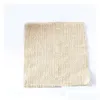 Spazzole da bagno Spugne Lavapavimenti Spazzole 100% Natura Asciugamano per pulizia in sisal per il corpo Panno esfoliante in lino 25X25 cm Doccia Wash Dhixl