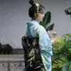 エスニック服日本語スタイル伝統的な着物女性女性芸者芸者プリントフラワーhaori Yukata Gown Vintage Fairy Dressesコスチューム