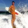 رجل ملابس ملابس الرجال ملابس داخلية أبيض لون صلب شفاف لسطح الشاطئ منخفض الخصر المبيدات للسباحة الرجال مثلي الجنس العضلات الوسيلة