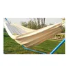 Cotton Hammock Swing Bed - Outdoor Backpack Survival or Travel Top Rated Quality Equipment - Suitable for Terrace, Porch, Garden or Backyard