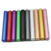 Latest Colorful Aluminium Alloy Smoking Pre-Roll Tube Empty Sealing Jar Portable Storage Case Package Box Rolling Handroller Cigarette Tobacco Herb Tool DHL