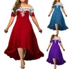 Vestidos de tamanho grande mulheres moda mais tamanho de barra de barra alta vestido formal baixo para mulheres vestidos de baile de coquetel elegantes para mulheres casamento 230506