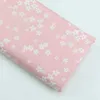 Fabric 160cm*50cm sweet little pink floral cotton fabric pink diy bedding dress patchwork fabric children handwork cotton cloth P230506