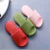 Zapatillas suaves de verano para interior, suela gruesa, antideslizantes, zapatillas de baño, chanclas para pareja en casa, zapatos para el hogar