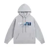 Designer Clothing Men's Sweatshirts Hoodie Trapstar White Blue Towel Embroidery Trend Brand Loose Casual Plush Hooded Sweater Pants Set for Men Tracksuits Tops