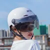 Motosiklet Kaskları Yarım Kask Retro Vintage Casque Güvenlik Kentsel İşaretli Cascos Scooter Mopeds Kadın Çocuklar Capacete De Moto