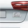 Car Stickers Fjb Zinc Alloy Sticker Decoration Us Presidential Election Trump Supporter Cars Leaf Board Banner Drop Delivery Mobiles Dhurm