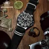 Нарученные часы Addies Dive Men Watch 316L Ремень из нержавеющей стали Черный циферблат 50 м.