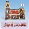 Blocchi 5MINI Figure Set motore Treno e stazione App Telecomando Mattoni da costruzione Compleanno Regalo di Natale Giocattolo compatibile 71044 230506